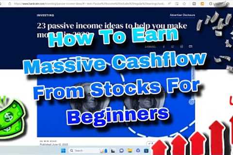 Earn HUGE Passive Monthly Income With High Yield Stocks FAST For Beginners With Little Money