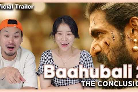(Sub) Korean  Actor &amp; Actress React to Baahubali 2: The Conclusion_Official Trailer | SS...