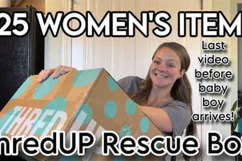 thredUP Rescue Box Unboxing! 25 Mixed Women’s Clothing Items To Resell On Poshmark!