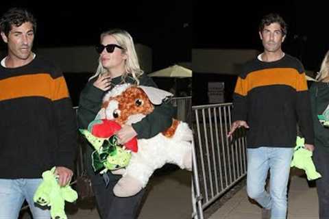 Ashley Benson Displays Enormous Engagement Ring, Carries Stuffed Animals on Outing with Mid-2000s