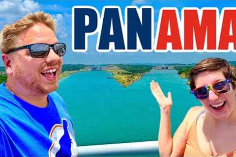 Visiting the Panama Canal! Interesting &amp; Cheap Excursion at Agua Clara Locks in Colón Panama!