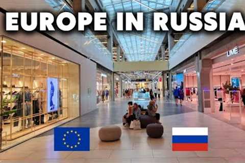 Russian TYPICAL (European) Shopping Mall: Europolis Rostokino