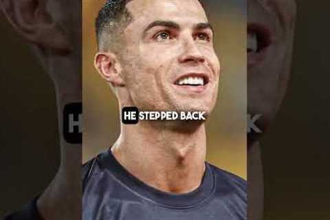 Cristiano Ronaldo's Unselfish Act 🫡🇸🇦 #football #ronaldo #shorts