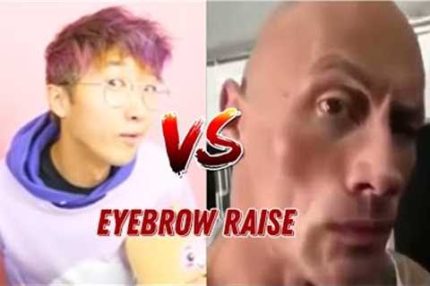 @LankyBox  justin vs the rock eyebrow raise