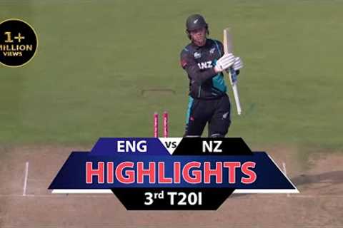 3rd T20I | Highlights | New Zealand Tour Of England | 3rd September 2023