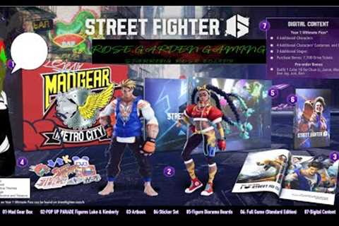 Street Fighter 6 Collector's Edition PS5 Unboxing - Rose Garden Gaming