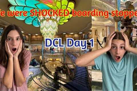 Shocked Boarding was Stopped | Disney Cruise Day 1