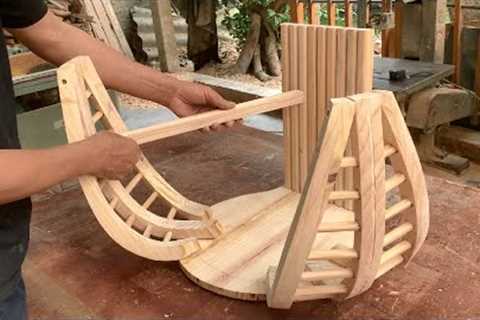 Artistic Concept Handmade From Recycled Wood // Unique Art Chair That Blends With Nature