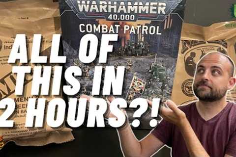 Speed building a combat patrol for my 12 hour Stream on September 9th!