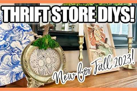 NEW! PRETTY THRIFT FLIP DIY PROJECTS FOR FALL! ELEVATE Your Home on a BUDGET! UPCYCLED Home Decor!