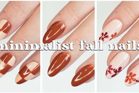 Minimalistic Nail Art 2023 🍂 Fun &amp; Easy Fall Nail Design Compilation!