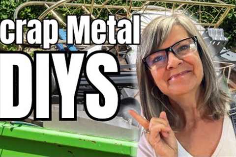 Trash to Treasure / Upcycling Free Scrap Metal Finds / DIY Projects