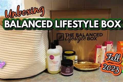 Unboxing the Fall 2023 BALANCED LIFESTYLE BOX!
