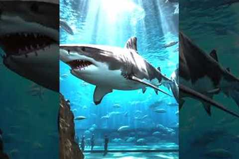 This Is Why They Don't Keep Great White Sharks In Aquariums #shorts