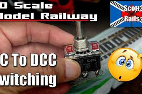 Installing A Simple Switch For DC OR DCC Model Train Control