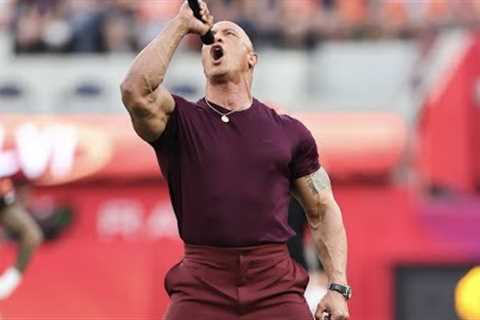 I Stood At The 50 Yard Line And Introduced Super Bowl LVI | The Rock