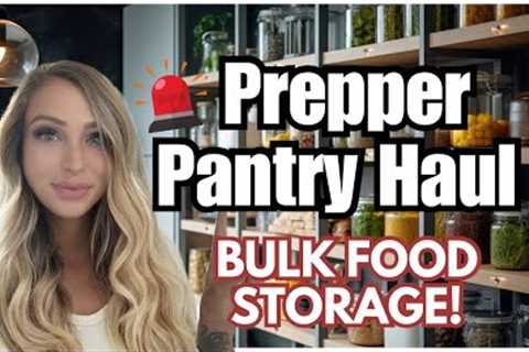 Prepper Pantry Stock Up | Bulk Food Storage | Budget Friendly Prepping