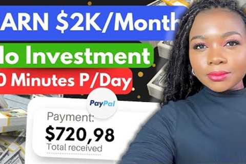 MAKE MONEY ONLINE 👉 Work From Home &amp; Earn $2000/Month 💰 No Skills Required (2023)