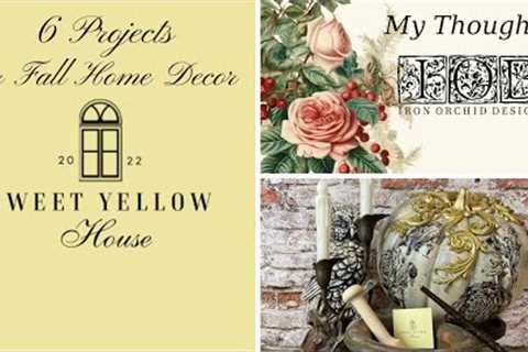 6 More Fall Projects &amp; A Chat #homedecor #diy #falldecor