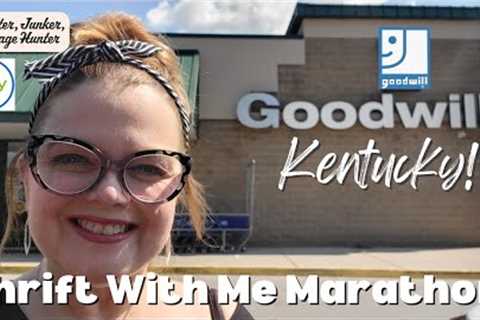 Goodwills of Kentucky Keep On Shining?? Thrift With Me Goodwill Shopping Marathon!