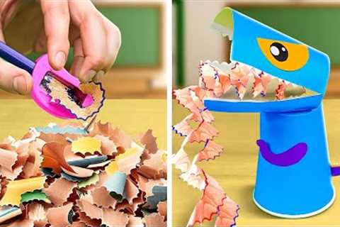 Paper School Crafts And Funny Cardboard DIYs ✂📎