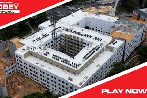 Fly Over Fairfax: A Drone's-Eye View of One University Development Mid-Construction!