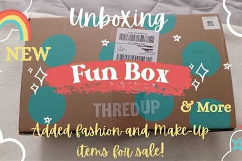 Thredup Fun Box Unboxing! PLUS Extra Clothes &amp; Makeup Items!*FOR SALE*