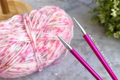 PERFECT! I found this GORGEOUS knitting pattern for YOU. Knitting for beginners.