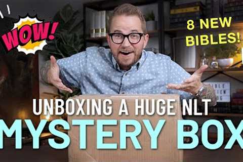 Unboxing a MASSIVE Mystery Box Full of New NLT Bibles!