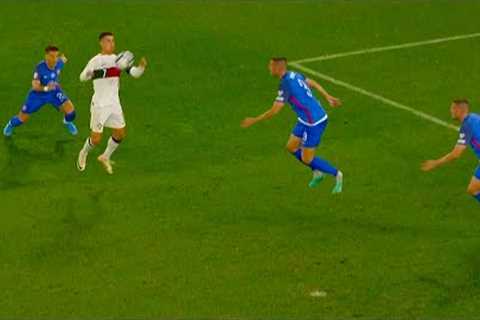 Cristiano Ronaldo Vs Slovakia (A) - English Commentary - HD