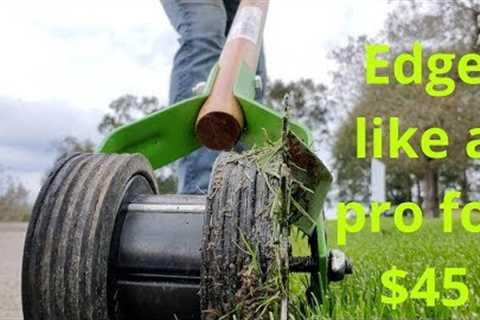 Edging sidewalks or driveways like a pro for Cheap - Detailing the yard