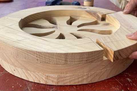 Skillful Woodworking Process By Veteran Carpenters // Build A Dining Table With An Impressive Design