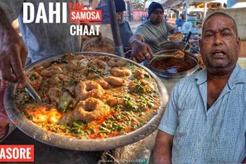 Unique Dahi Vada &amp; Samosa Chaat | 1st Time in India | Street Food India