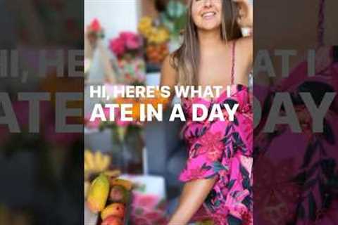 WHAT I EAT IN A DAY FULLY RAW