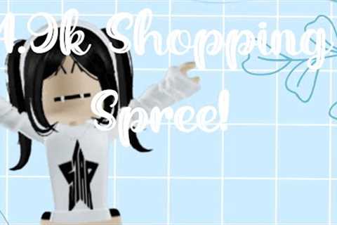 4.9k roblox shopping spree! (Tysm mom and dad!)