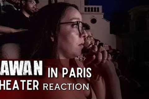 madness for #jawan reaction theater at Paris @RedChilliesEntertainment