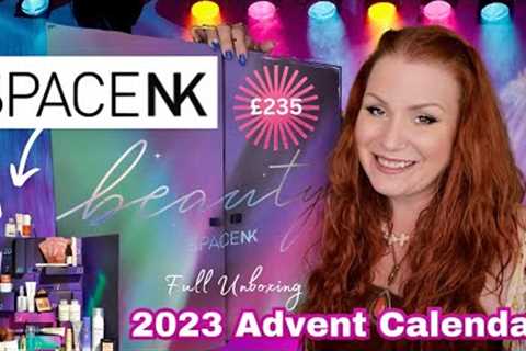 SPACE NK 2023 LUXURY BEAUTY ADVENT CALENDAR UNBOXING - WORTH OVER £1000 WITH 33 PRODUCTS !