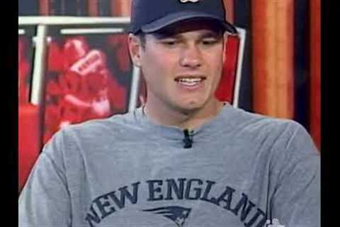 Tom Brady back in 2001