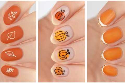 Fall Nail Art 2023 🍂 Easy &amp; Cute Autumn Nail Design Compilation!