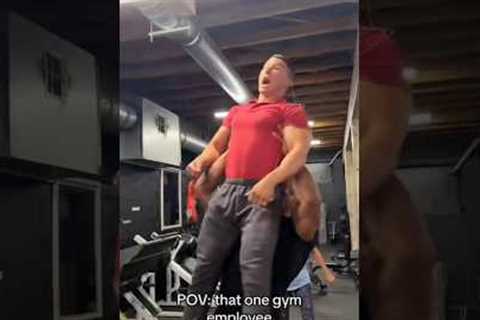 POV: that one gym employee #trendingshorts #fitness #gym #comedy #workout #funny #skit