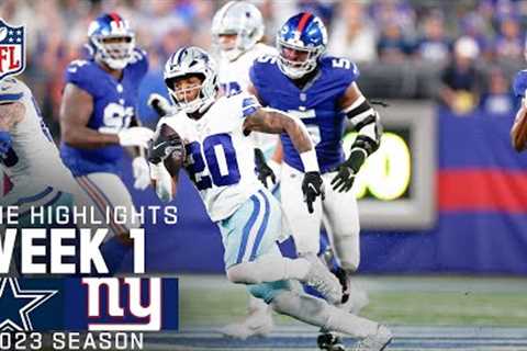 Dallas Cowboys vs. New York Giants | 2023 Week 1 Game Highlights