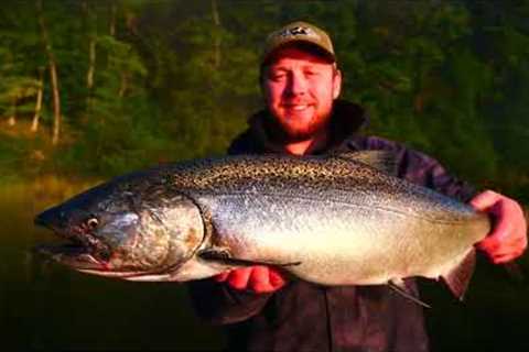 Float Fishing and Casting For River Salmon (They Love To Bite This Lure)