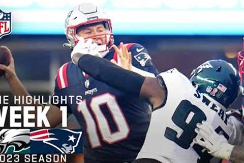 Philadelphia Eagles vs. New England Patriots | 2023 Week 1 Game Highlights
