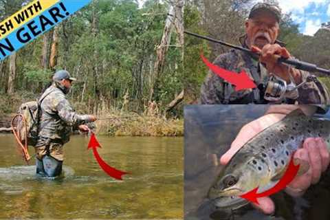 FLY FISHING WITH SPIN GEAR! An Incredibly Effective Method for Catching More Trout