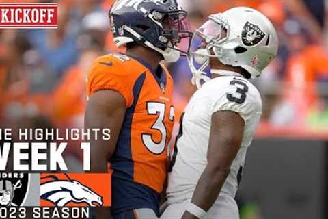 Las Vegas Raiders vs. Denver Broncos Game Highlights | NFL 2023 Week 1