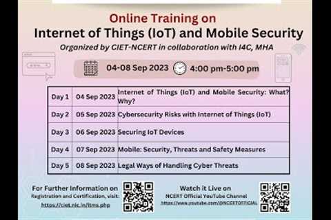 Internet of Things (IoT) &amp; Mobile Security Online Training Quiz Answers