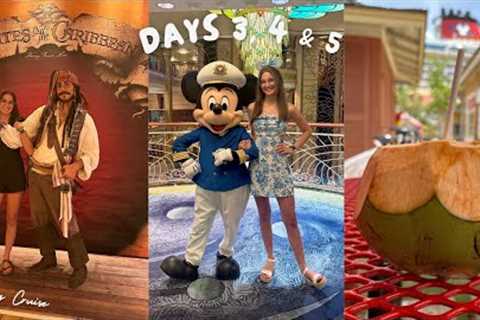 Days 3, 4 &amp; 5 Aboard The Disney Fantasy! // Disney Cruise Vlog #2