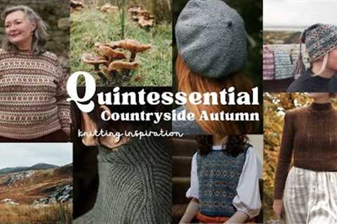 Autumn Knitting Inspiration 2023 | Croftercore, English Granny style &amp; 1940's inspired patterns