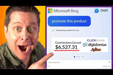 NEW: Bing Chatbot Sells Clickbank Products Like CRAZY! [Ai News Update]