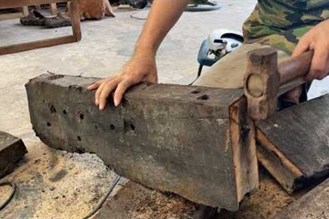 Reviving Wood From A Rotting Ship // The Beauty Of Sustainable Wood Over Time